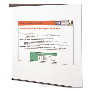 Quartet® Wall Or Ceiling Projection Screen, 96 X 96, White Matte Finish freeshipping - TVN Wholesale